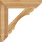 Ekena Millwork Olympic Slat Rough Sawn Bracket, Western Red Cedar, 6"W x 32"D x 32"H BKT06X32X32OLY06RWR - alternate 2